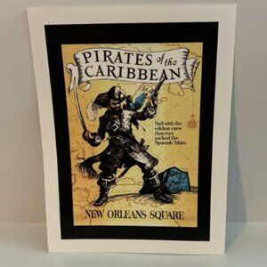 Disney Pirates of the Caribbean 5x7 Print – New Orleans Square Poster Artwork